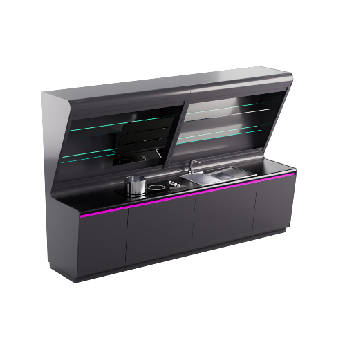 Futuristic Kitchen Interior 1