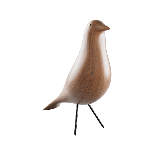 Bird Sculpture 1 Walnut