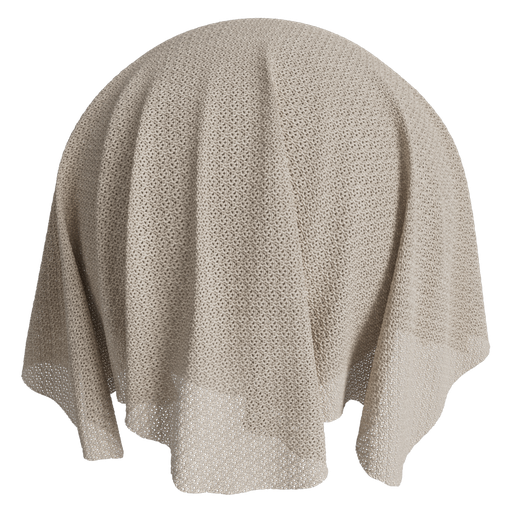 Wool Knit 3 Beige - 10 cm Disp 3 mm