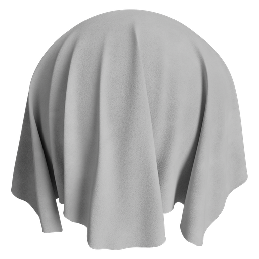 Velour 1 White - 1 m Disp 1 mm