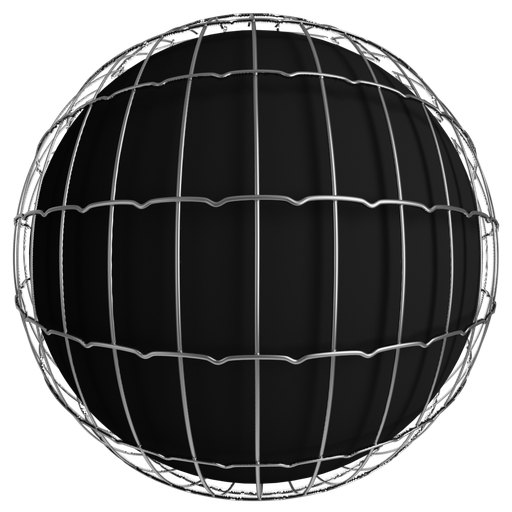 Fence Welded Wire 1 Silver - 50 cm Disp 5 mm