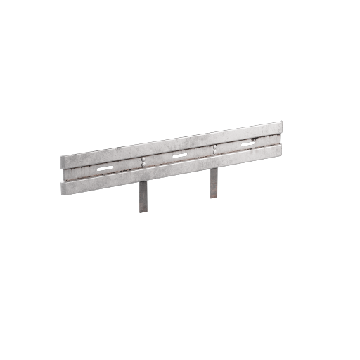 Road Guardrail Straight 3m