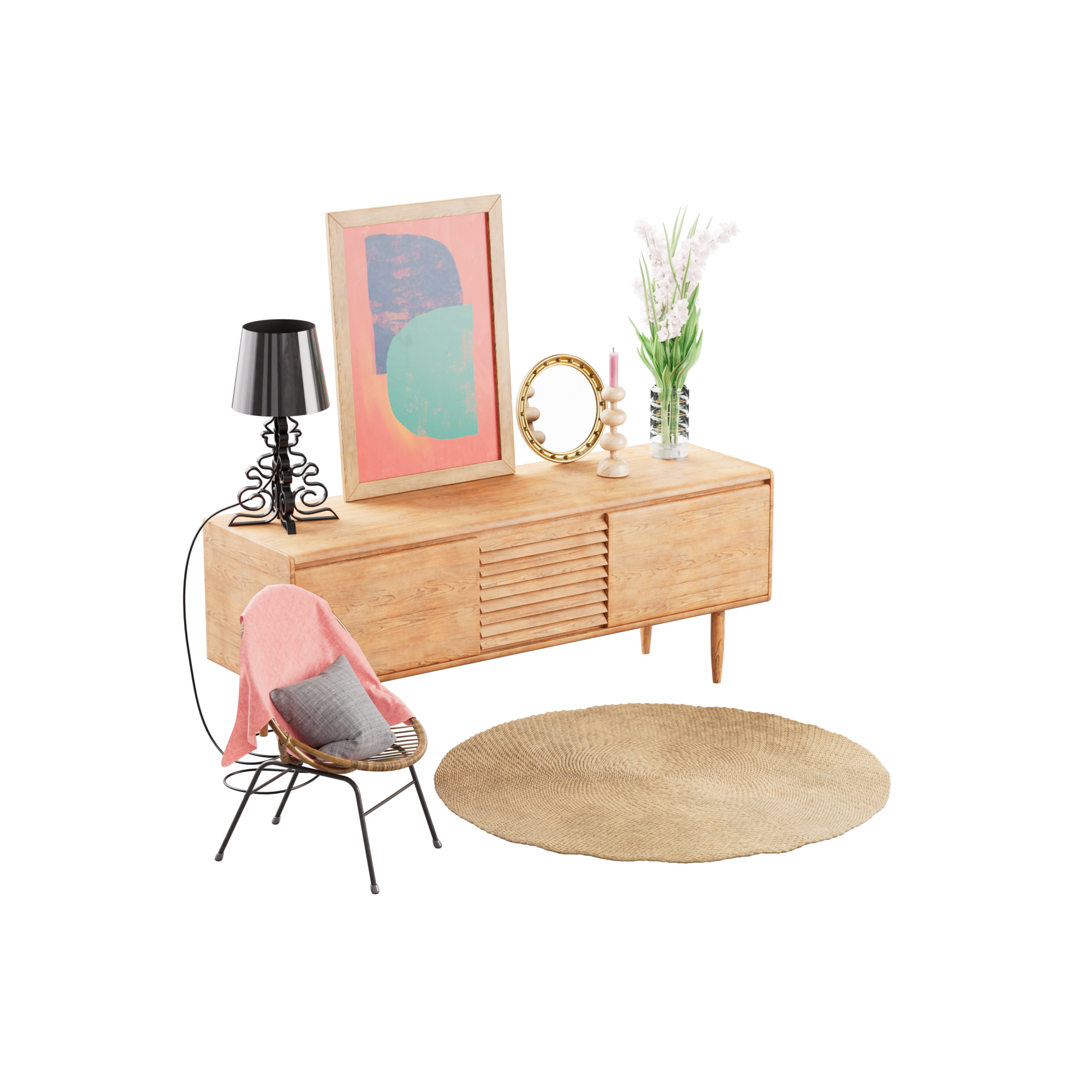 Living Room Accent Set 2