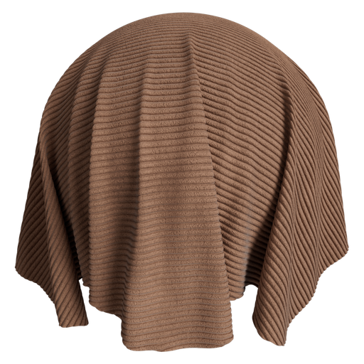 Corduroy 2 Brown - 1 m Disp 2 mm
