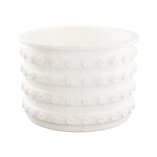 White Accent Vase