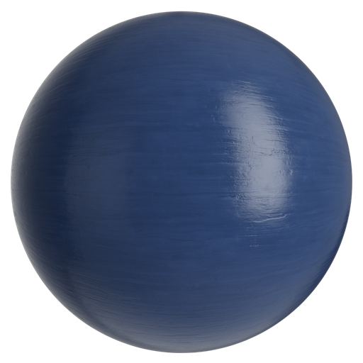 Wood Painted Glossy 1 Blue - 1 m Disp 2 mm