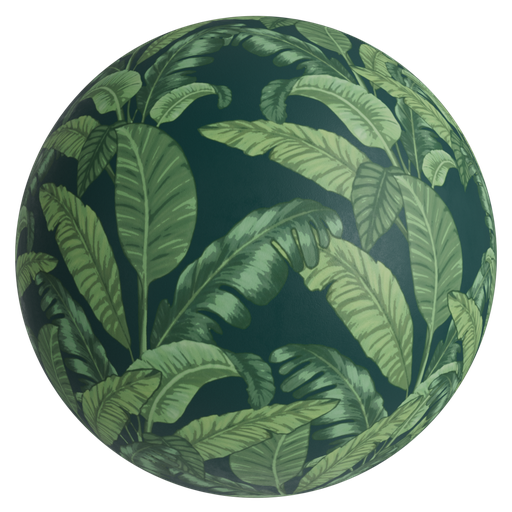 Wallpaper Printed Pattern 3 Green - 2 m
