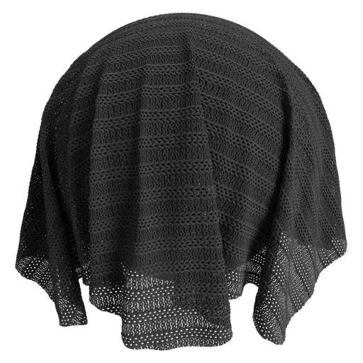 Wool Knit 5 Black - 25 cm Disp 5 mm