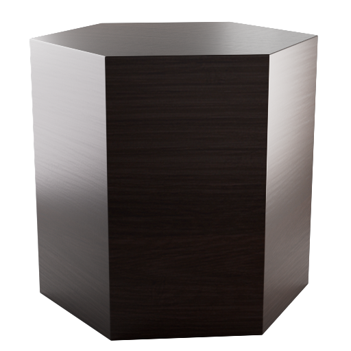 Side Table Hexagon Tall