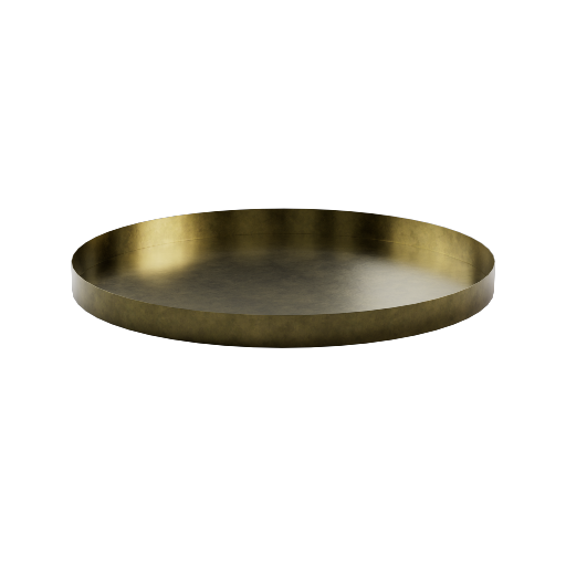 Circular Metal Tray