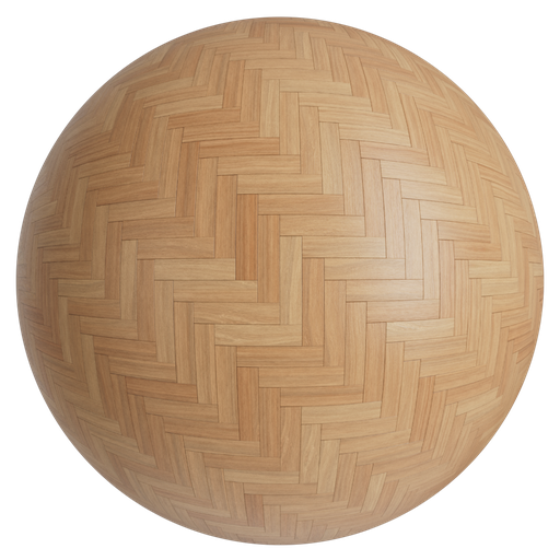 Woodfloor Anigre Herringbone 1 - 4 m Disp 1 mm