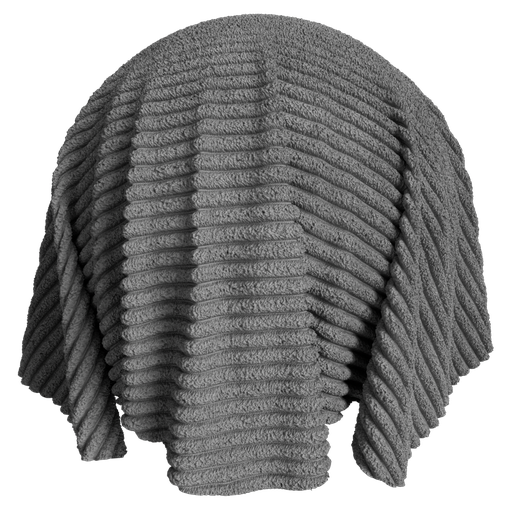 Corduroy 3 Gray - 1 m Disp 1 cm