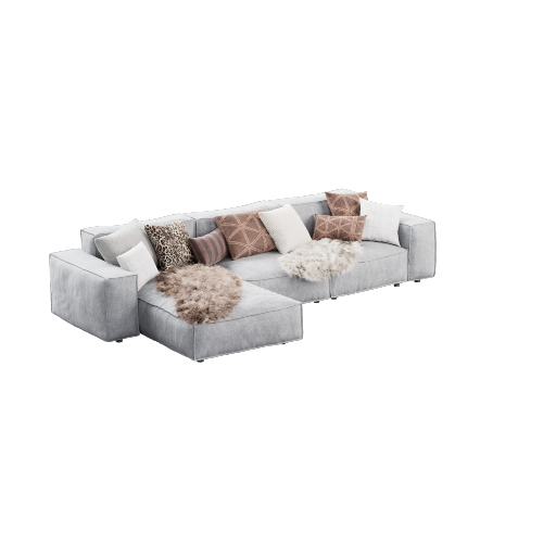 Sectional Sofa 12 3-Seater
