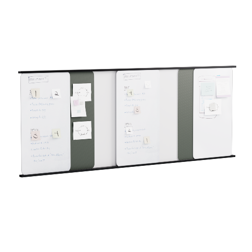 Wall Mounted Whiteboard Set 1