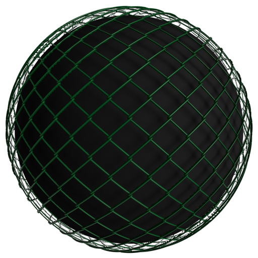 Fence Chain Link 1 Green - 50 cm Disp 5 mm
