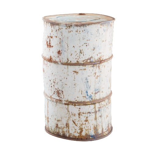 Old Metal Barrel 1