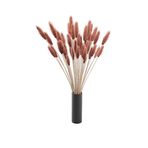 Black Pampas Vase