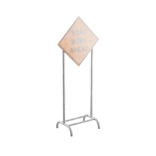 Road Sign 4 - Road Work