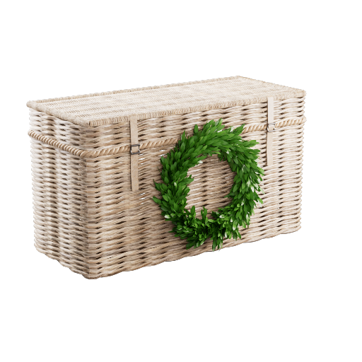 Rattan Chest