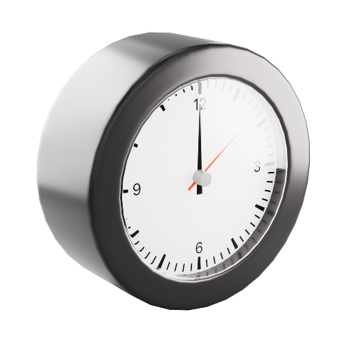 Small Round Clock 1