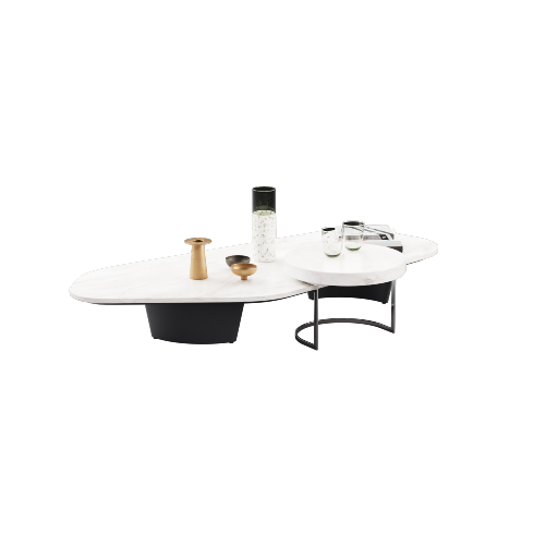 White Marble Coffee Table 1