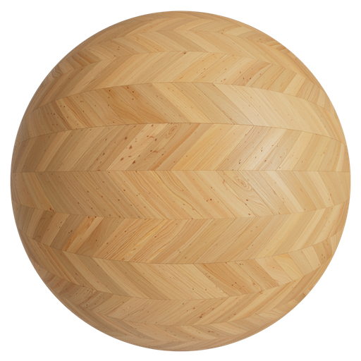 Woodfloor Scots Pine Chevron 1 - 4 m Disp 1 mm