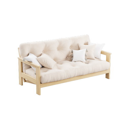 Wooden Accent Sofa