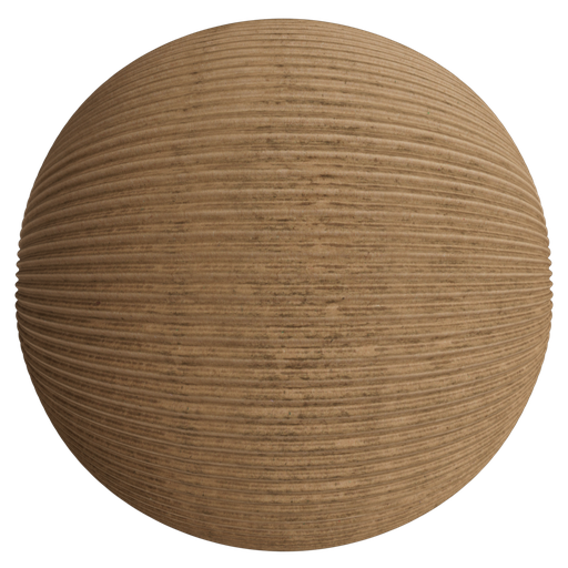 Cardboard Corrugated 2 Brown - 20 cm Disp 1 cm