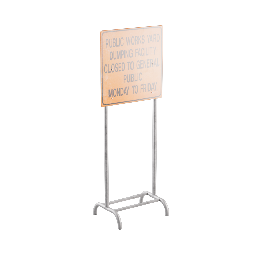 Road Sign 1 - Public Works