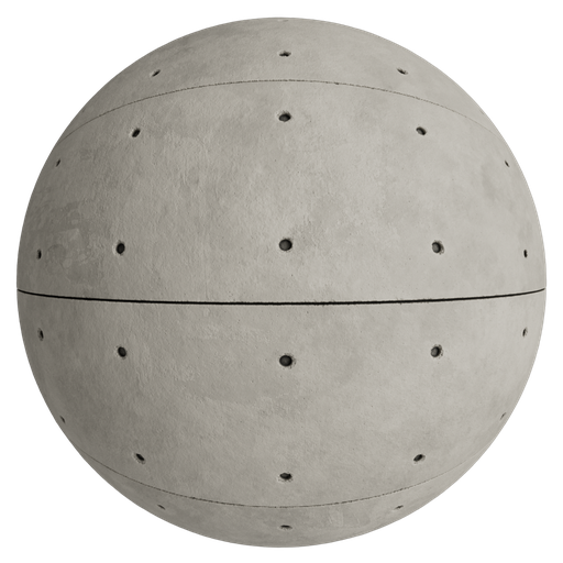Concrete Panel 2 Warm - 3 m Disp 3 cm