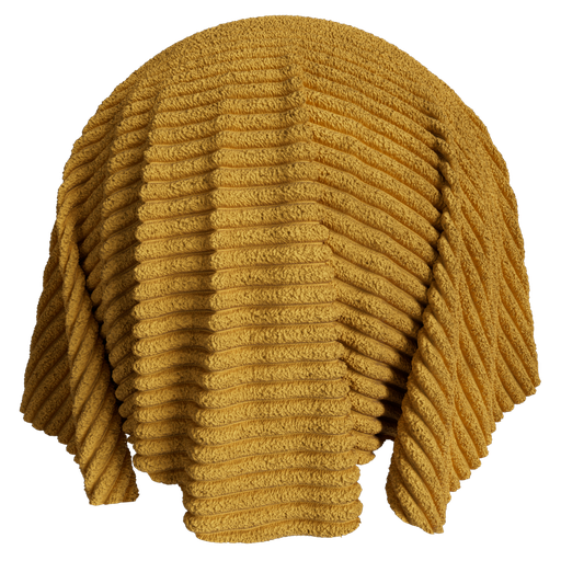 Corduroy 3 Yellow - 1 m Disp 1 cm