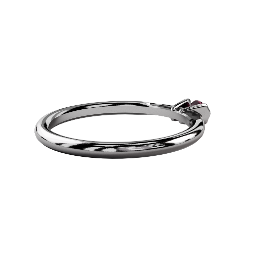 Ruby Solitaire Ring 1