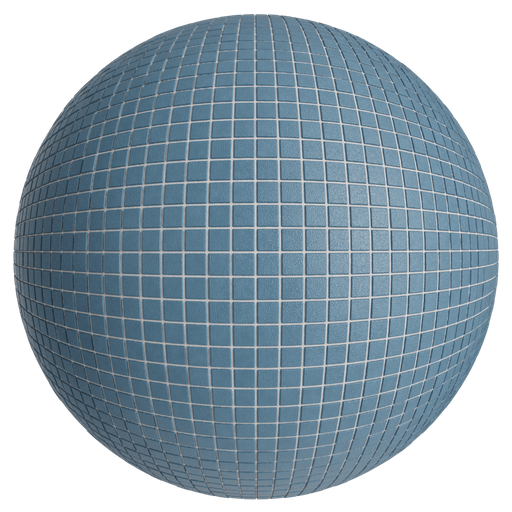 Pool Tiles 1 Blue - 50 cm Disp 2 mm