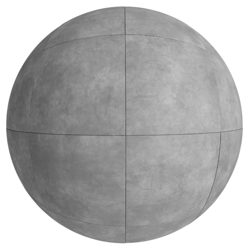 Concrete Floor Tiles 1 Neutral - 8 m Disp 3 mm
