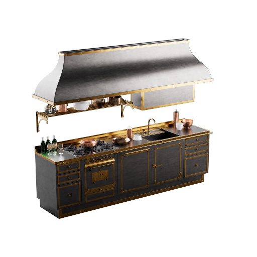 Classic Metal Kitchen 1