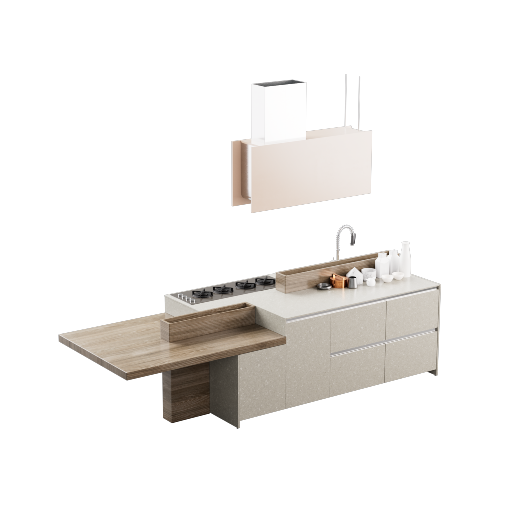 Modern Kitchen Island 1