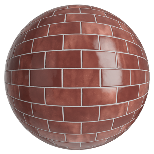Ceramic Tiles Smooth 2 Salmon - 1 m Disp 2 mm
