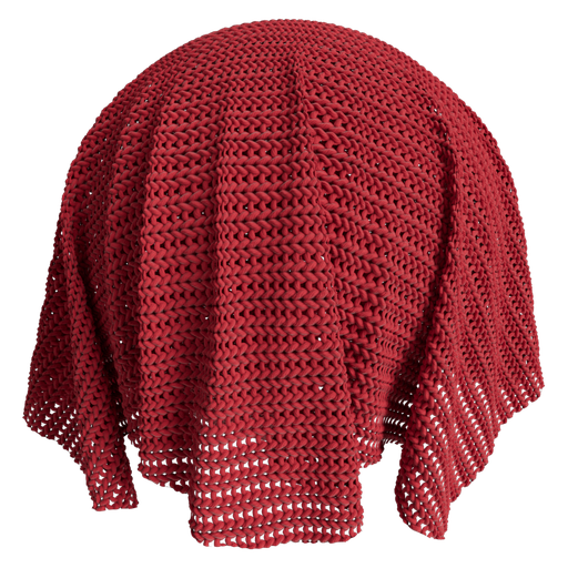 Wool Knit 1 Red - 25 cm Disp 1 cm