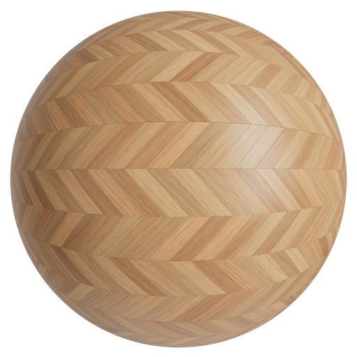 Woodfloor Anigre Chevron 1 - 4 m Disp 1 mm