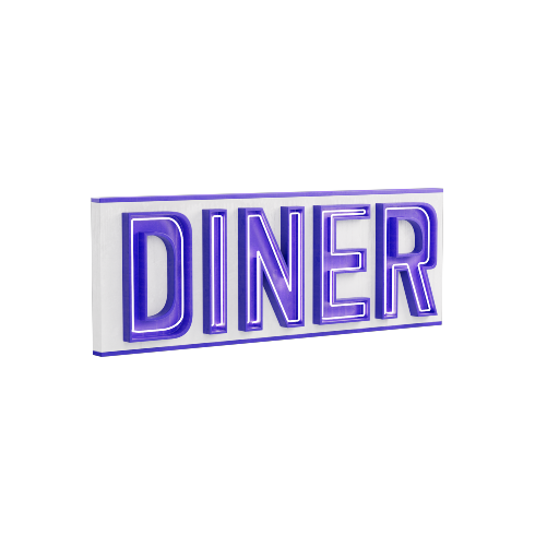 Neon Diner Sign 2