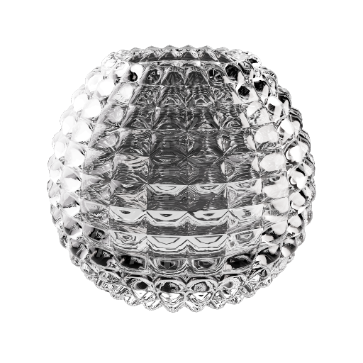 Faceted Glass Vase 1