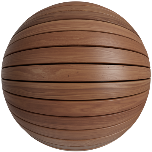 Wood Deck 2 Light Brown - 4 m Disp 3 cm