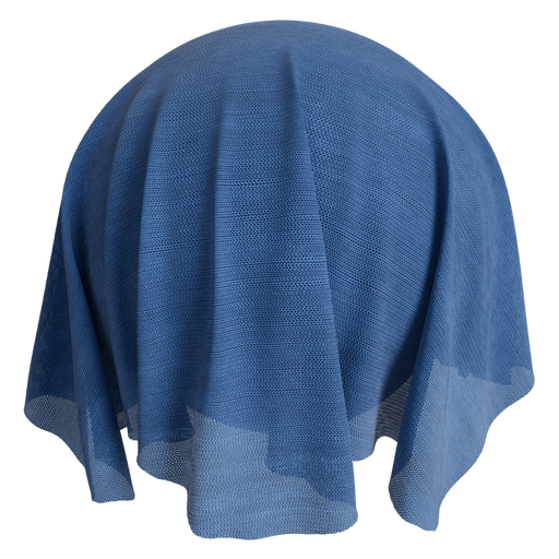 Wool Knit 2 Blue - 1 m Disp 1 mm