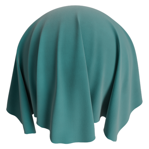 Velour 3 Cyan - 1 m Disp 1 mm