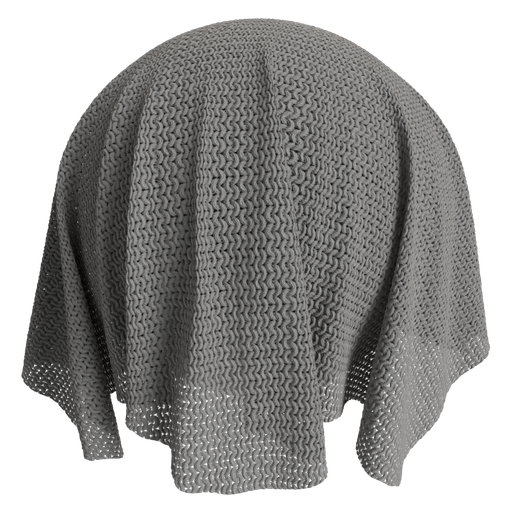 Wool Knit 4 Gray - 40 cm Disp 3 mm
