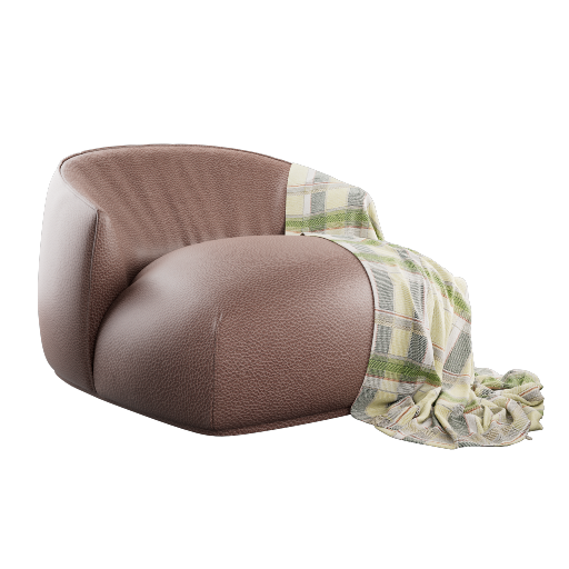 Outdoor Lounge Chair 2 With Blanket