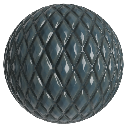 Pottery Tiled 1 Dark Bluish Gray - 15 cm Disp 3 mm