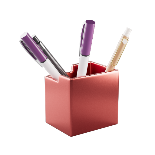 Pen Cup 2 Red