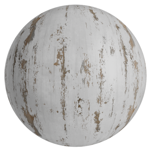Old Wood 4 White - 1 m Disp 1 mm