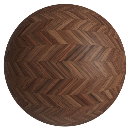 Woodfloor Walnut Chevron 1 - 4 m Disp 1 mm